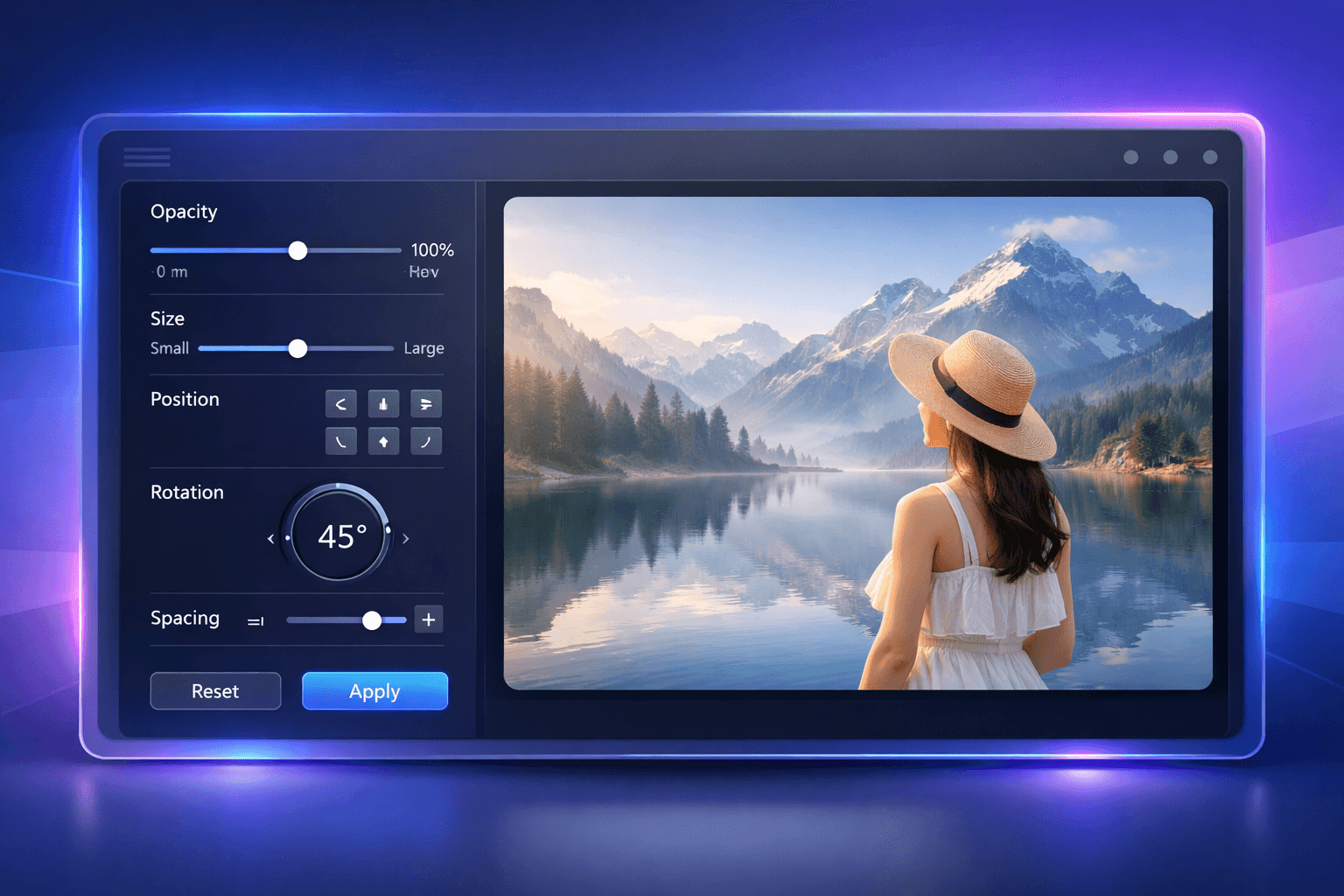 自观元视水印工具界面示意